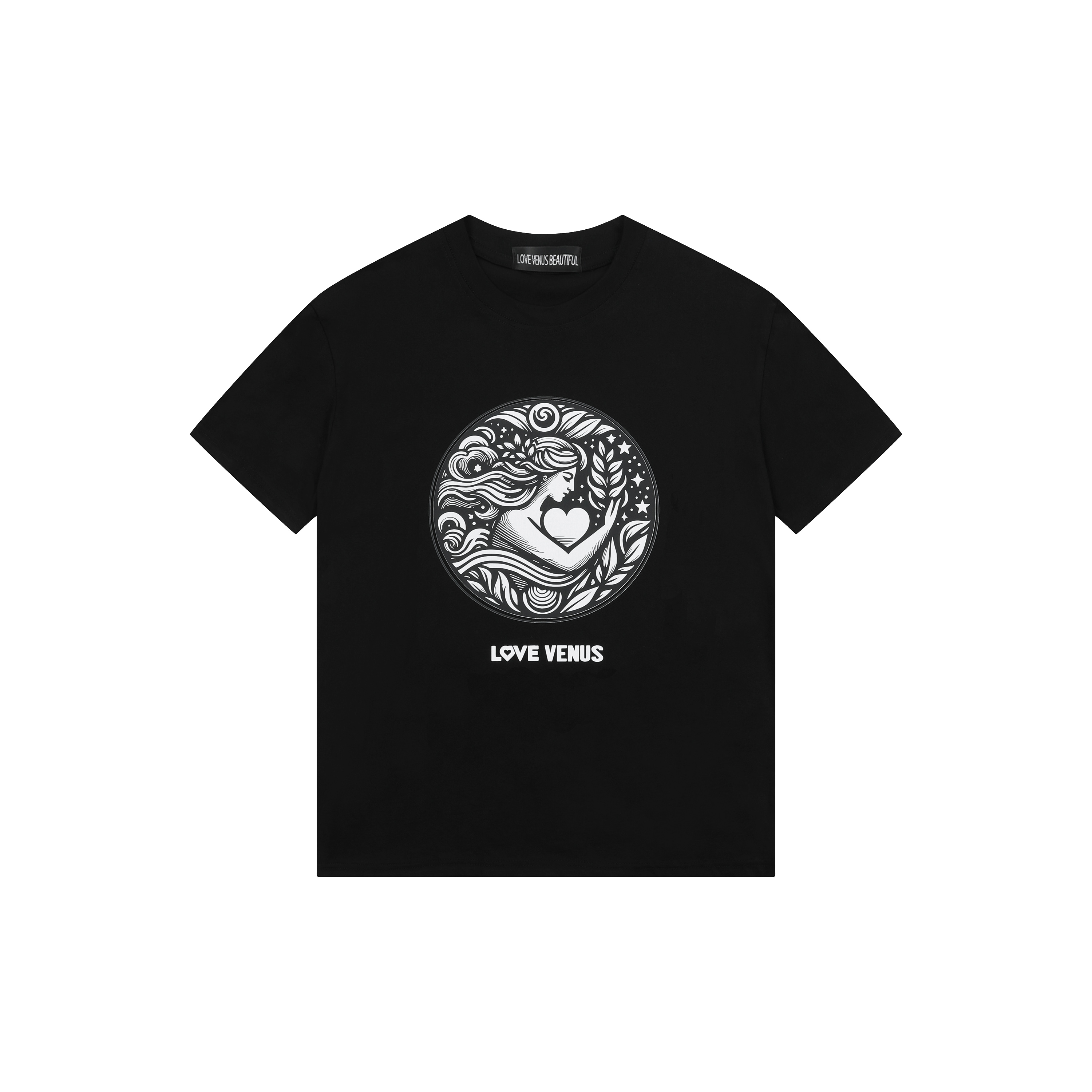 サークルロゴ T シャツ ブラック