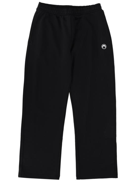 MARINE SERRE Men Straight Pants UPA052B CJER0013BK99 BLACK