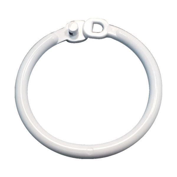 (まとめ) TRUSCO 樹脂製カードリング4.0mmΦ35mm TKRJ-35 1パック(10個) 10セット