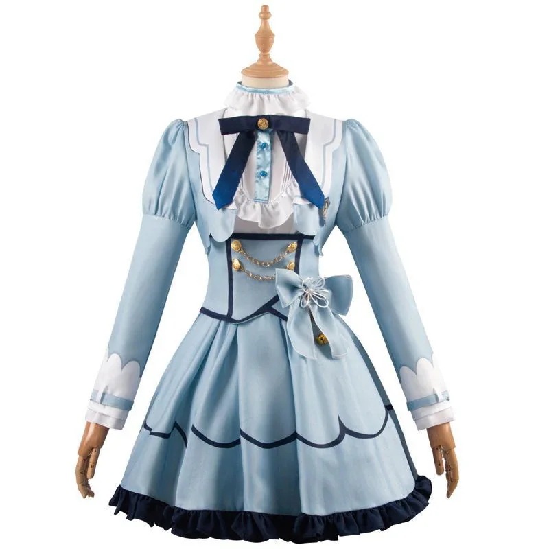 【二次元コス専用】虹 VTuber あまみやこころ衣装セット ウィッグは付属しません