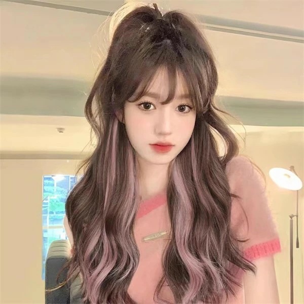 ウィッグ メッシュ レディース フルウィッグ ロング 巻き髪 前髪あり 可愛い かわいい 大人用 コスプレ ロリータ ゴスロリ コスチューム 原宿風 仮装 超自然 かつら wig Lolita 小顔