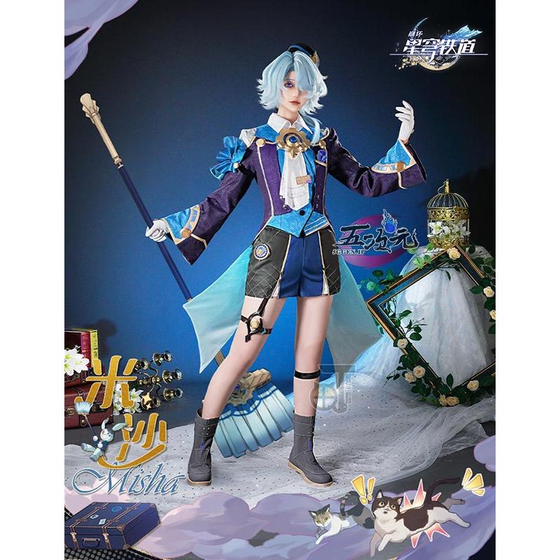 【品質良い 大好評中】猫と三丁目　崩壊スターレイル コスプレ　崩スタ　ミーシャ　衣装　ウィッグ　靴　追加可能