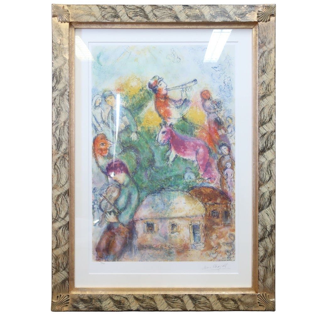 Marc Chagall マルク・シャガール 【ショーファー】 リトグラフ 52 300 絵画 ユニセックス 中古品 Aランク