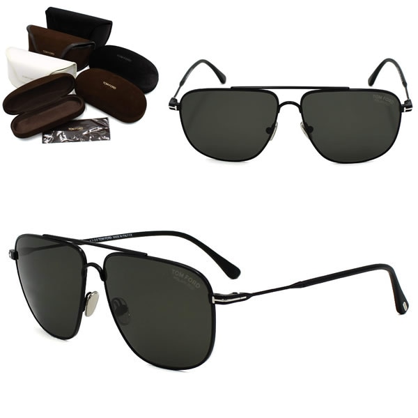 サングラス FT0815/S 02D 58 サングラス EYEWEAR ノーズパッド メンズ レディース ユニセックス ブラック グレー