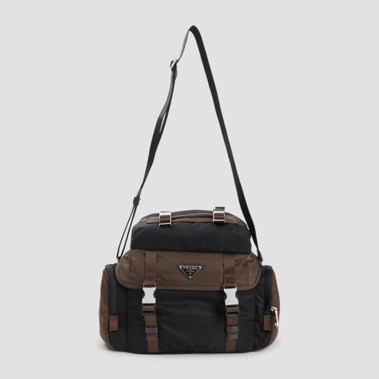 PRADA Men Shoulder Bags 2VH195VOOO 2DMG F03MQ NERO BRUCIATO 1