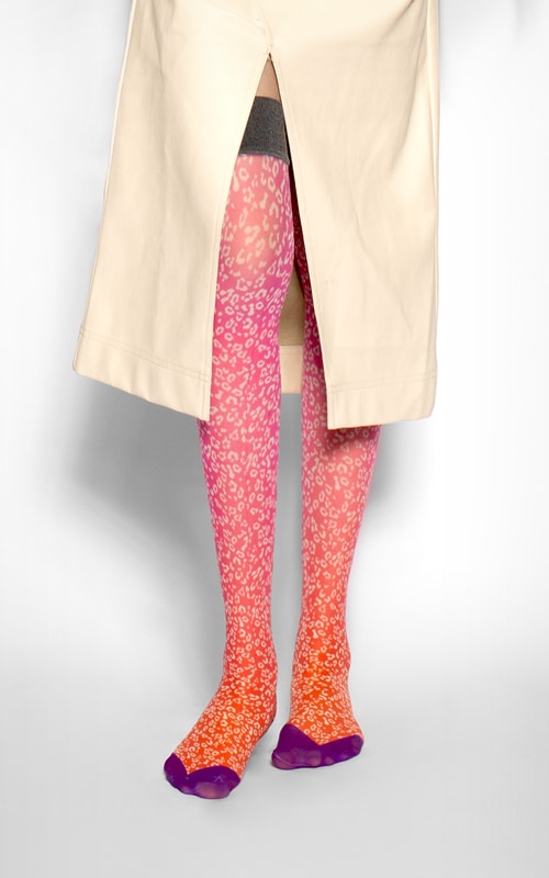 レオパードルビー - 韓国プレミアムレッグウェアオーバーニーソックス