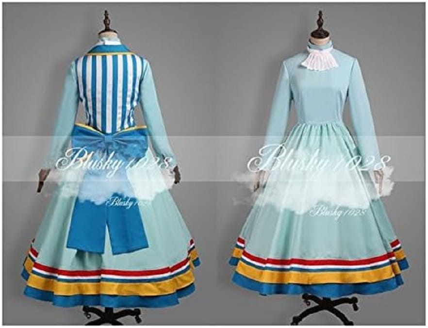 アメフログリ ミニーちゃん コスチュームコスプレ衣装+バニエ+手袋+帽 +オーダー自由