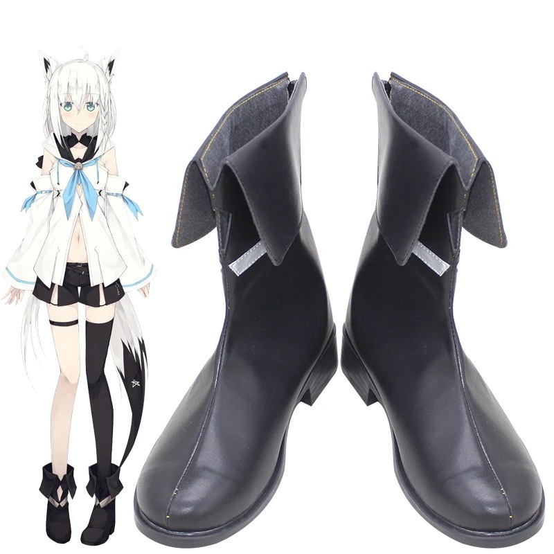 バーチャル　ホロライブ　YouTuber　Vtuber　白上フブキ　コスプレ　靴　ブーツ 5,058円