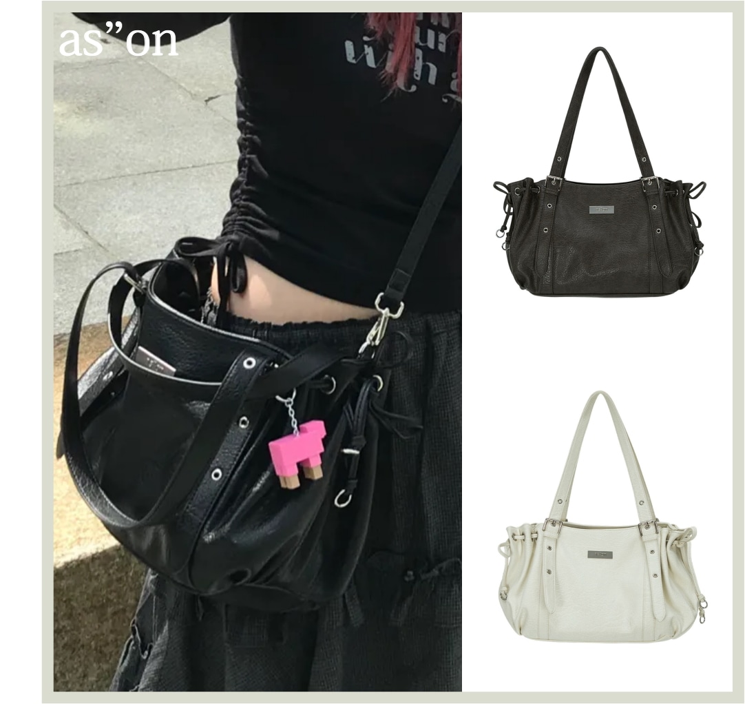 HEAVEN BAG 2way/3way バックル/ベルト スクエア ショルダーバッグ