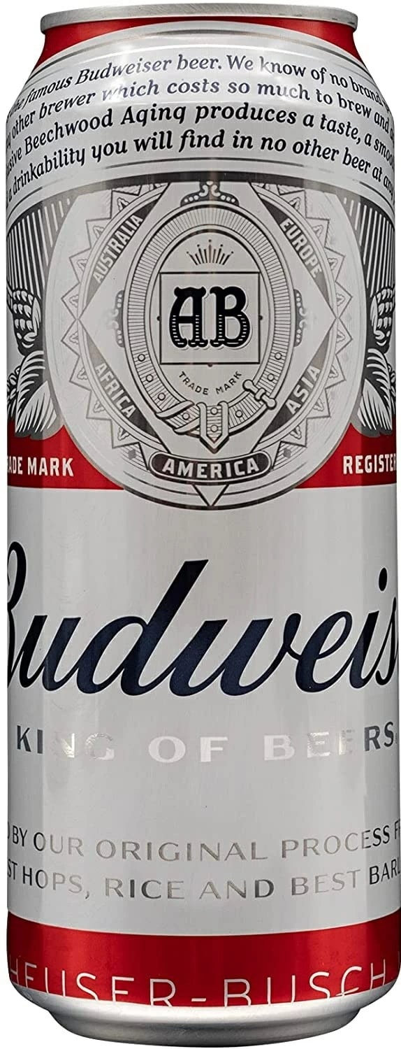 【送料無料】アンハイザーブッシュインベブ バドワイザー 500ml2ケース/48本【韓国産】【北海道東北四国九州地方は別途送料がかかります】