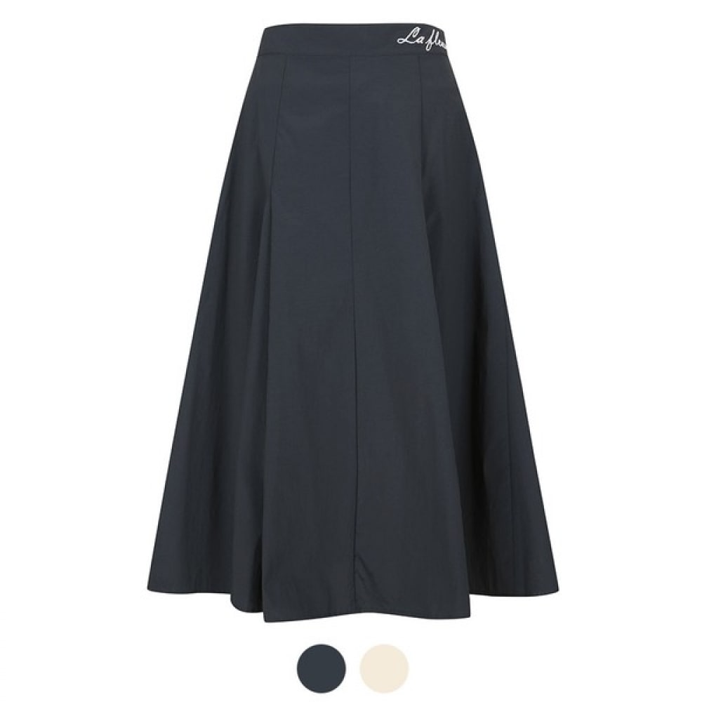 [アナルドヴァシーニ] (アナルドヴァシーニ) レタリング刺繍入りフレアスカート (AX04SK23M)