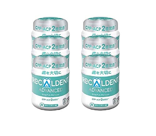 歯科医院専用 リカルデント 粒ガム ボトルタイプ 140ｇ 6本セット グリーンミント味