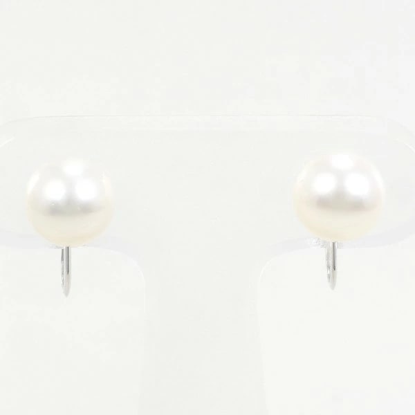 K14 14金 WG ホワイトゴールド イヤリング パール 総重量約2.5g ジュエリー 中古