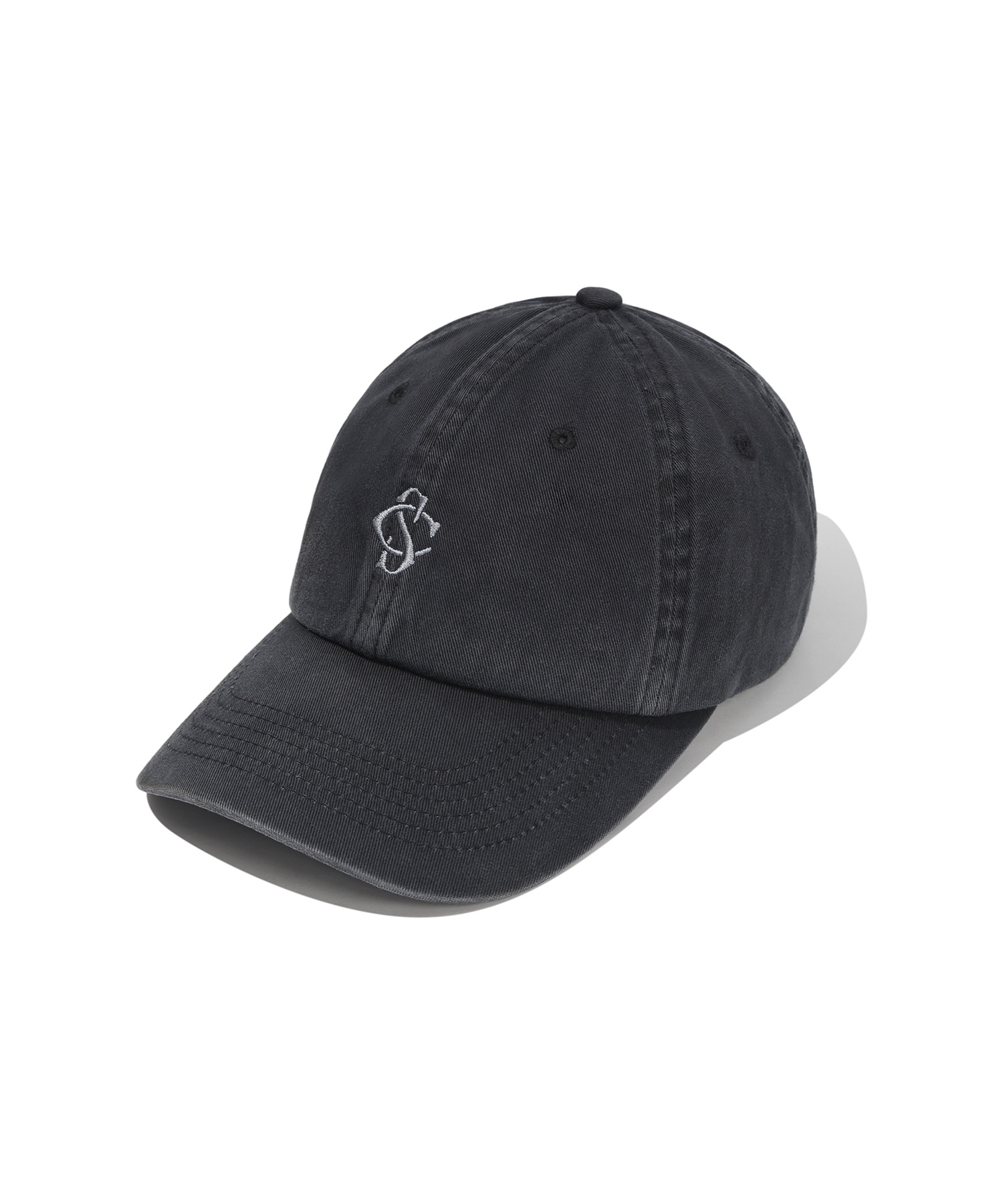 SP Small Logo Pigment Ball Cap-Black