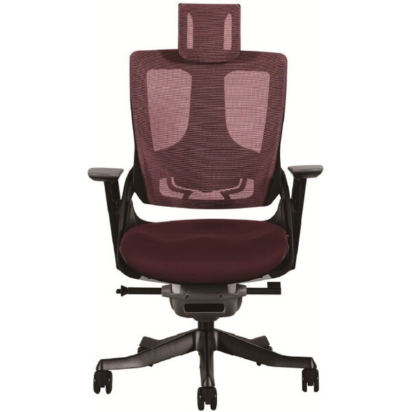 関家具 WAU HB RD 475487 ディープレッド オフィスチェア メーカー直送