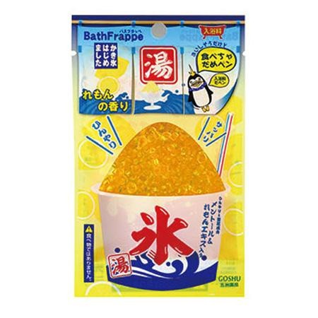 五洲薬品 入浴用化粧品 バスフラッペ れもん (45g×10包)×12箱(120包入り) BFL-18