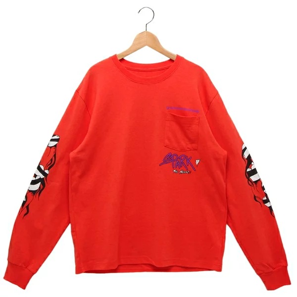 Tシャツ カットソー ロンT レッド メンズ 308764 RED