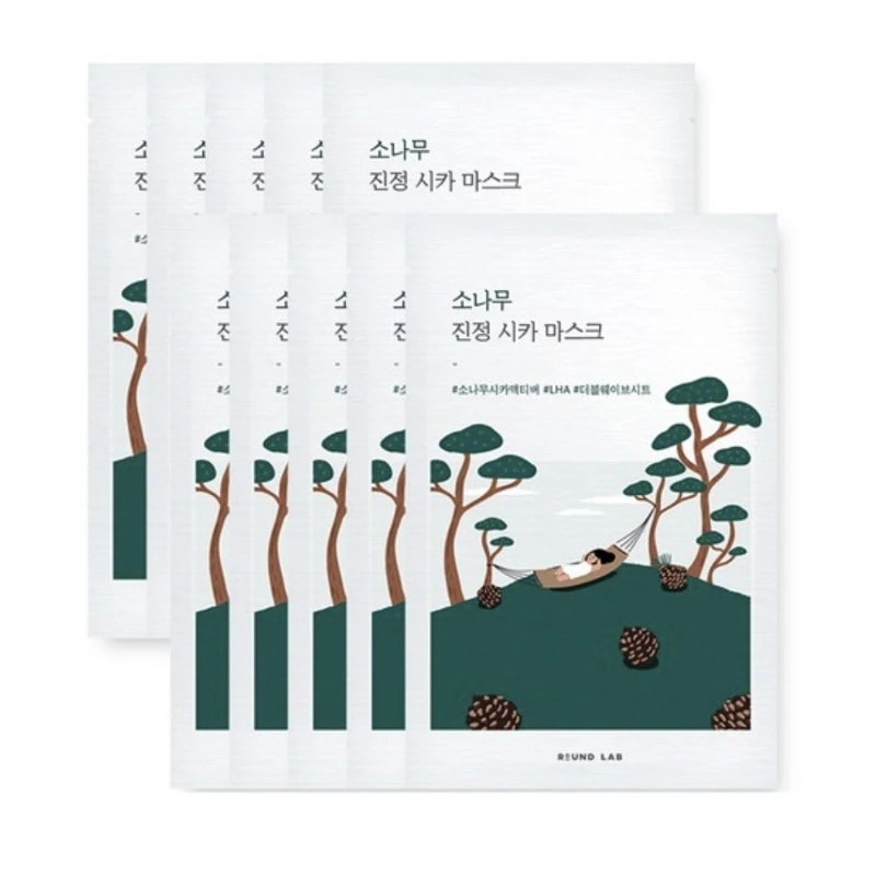 松鎮静シカマスク,27ml*10本入 (肌鎮静/保湿ケア/角質ケア/シカ配合)
