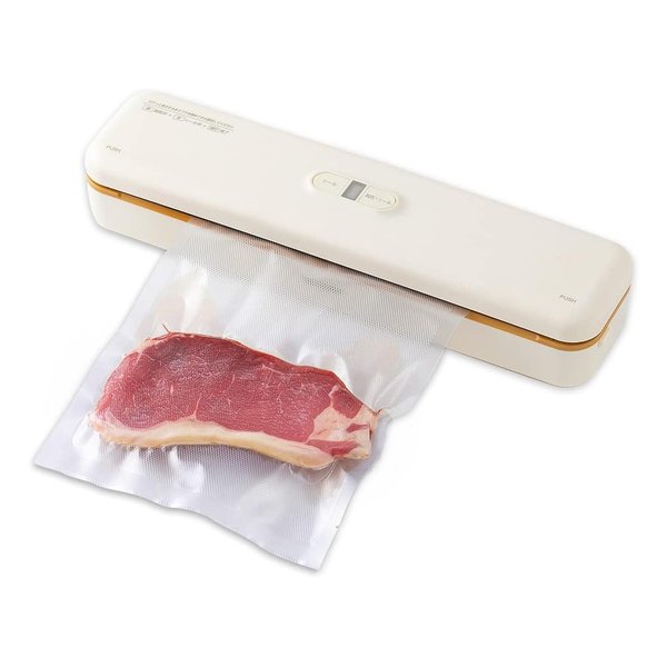 真空パック機 スリムタイプ ホワイト VPF-S50