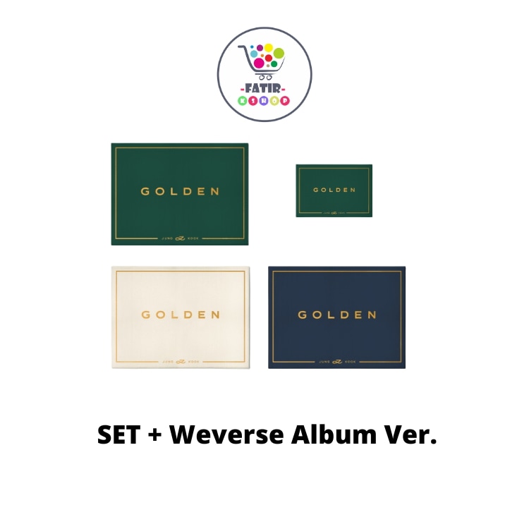 WEVERSE SHOP BTS JUNGKOOK Album GOLDEN (SET) + Weverse Album Ver