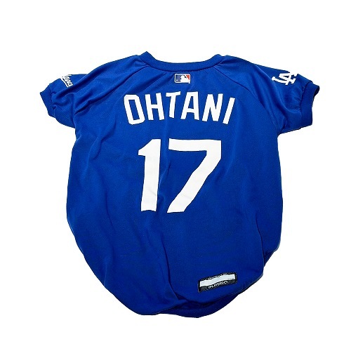 ファンタジーワールド【ペット用品】MLB公式 ドジャース 大谷翔平選手モデル ユニフォーム Tシャツ XLサイズ ブルー P-0849790170018【ペット用野球ウェア】