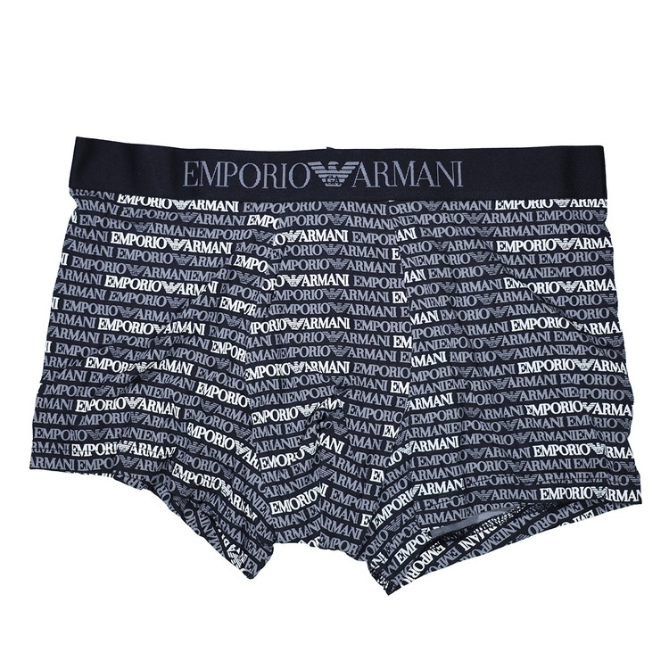 エンポリオアルマーニ：CLASSIC PATTERN MIX ボクサーパンツ (EA・レタリング・ホリ)【EM000232-AF14994-FB072】