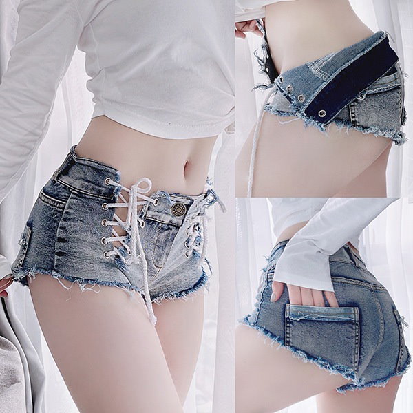 Qoo10] ショートパンツ デニム ホットパンツ レ