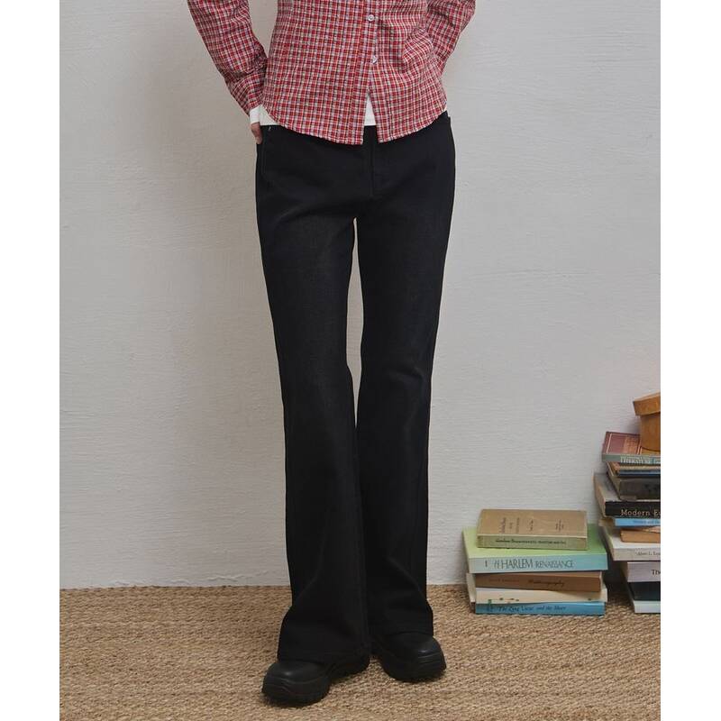 コードグラフィー CGP (ウィメンズ) ブーツカットデニムパンツ_ウォッシュドブラック CBEWWDP010WK 418394