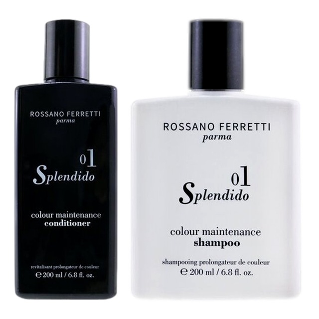 ロッサーノ フェレッティ スプレンディド01 カラーヘアシャンプー と スプレンディド01 カラーヘアコンディショナー のセット 200mlx2