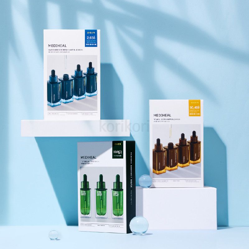 ベストアンプルマスク3種30枚セット（ティーツリー＋マデカソサイド＋ビタミン）肌荒れケア・保湿・透明感アップ