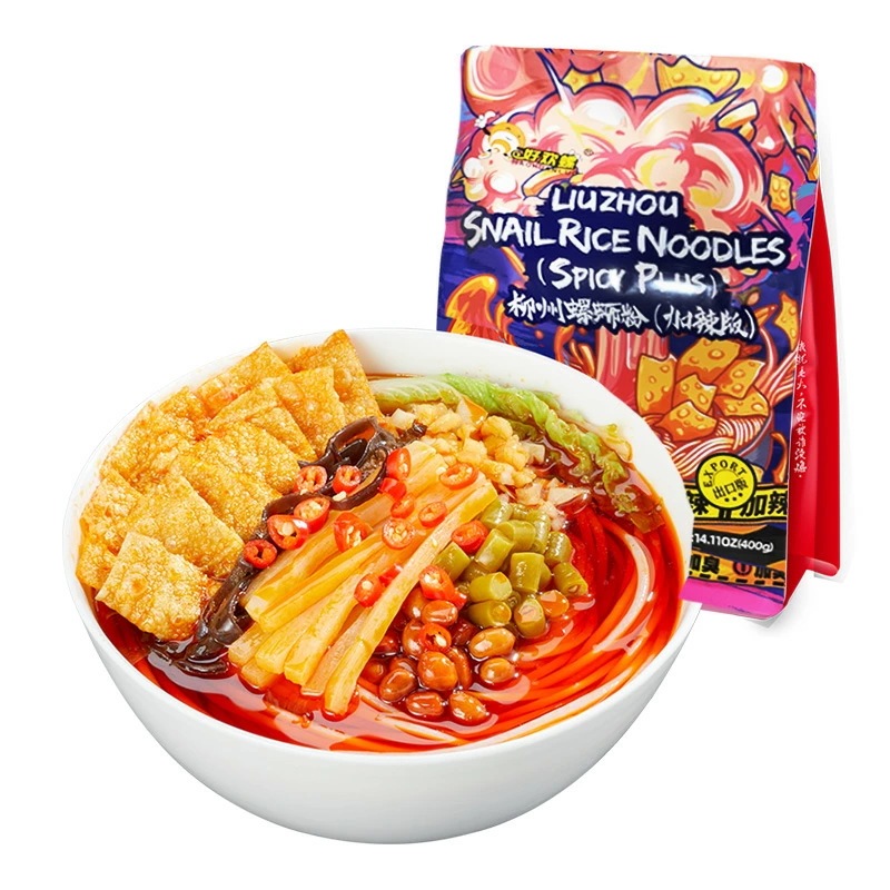 10袋入 螺蛳粉 好欢螺 柳州螺蛳粉 (好欢螺加辣加臭400g）劉州カタツムリ麺 インスタント麺 美味米粉 ルオスーフエン中華食材 広西省特産 中華名物 速食 米粉 方便面粉米粉 400g*10袋 6,864円