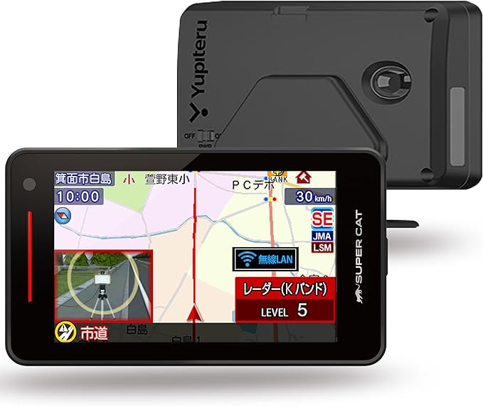 ユピテル(Yupiteru) レーザー&レーダー探知機 SUPER CAT YK-2000A レーダー可搬式オービス対応 フルスペック 無線LAN搭載 MSSS対応 3.6インチワンボディ 26,968円