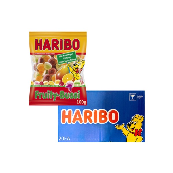 ハリボーフルーティーブッシュ100g20個ゼリー世界菓子店