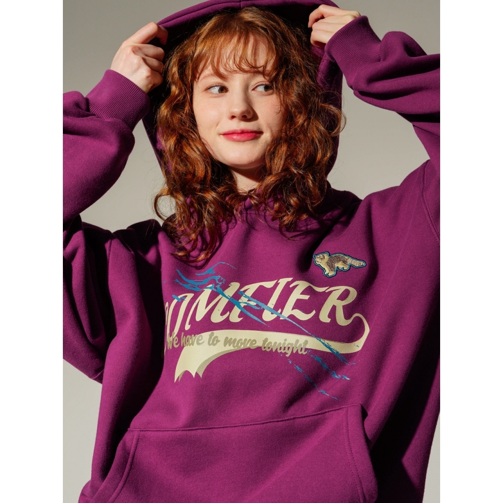 ツインコンピアフーディーパーカーパープル JYHD3545 9,964円