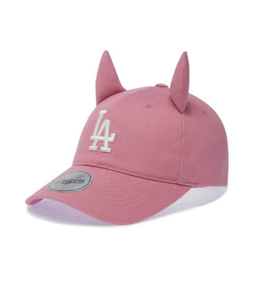 【MLB】 Signature Devil Unstructured Ball Cap LA PINK キャップ 正規品