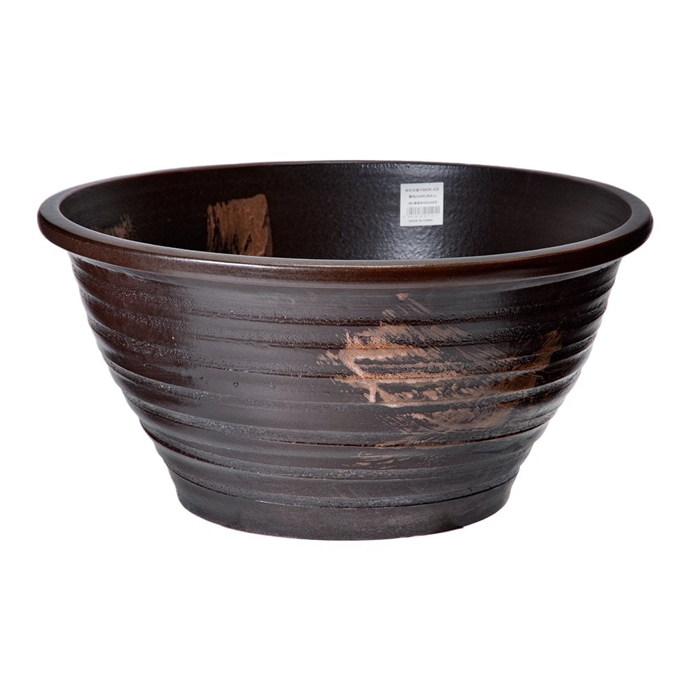 アウトレット品　めだか睡蓮鉢　縁型　ＹＭＤＫ－０１　榛名ＨＡＲＵＮＡ－Ｌ　訳あり　ＣＲＣ90―03―05―25―00