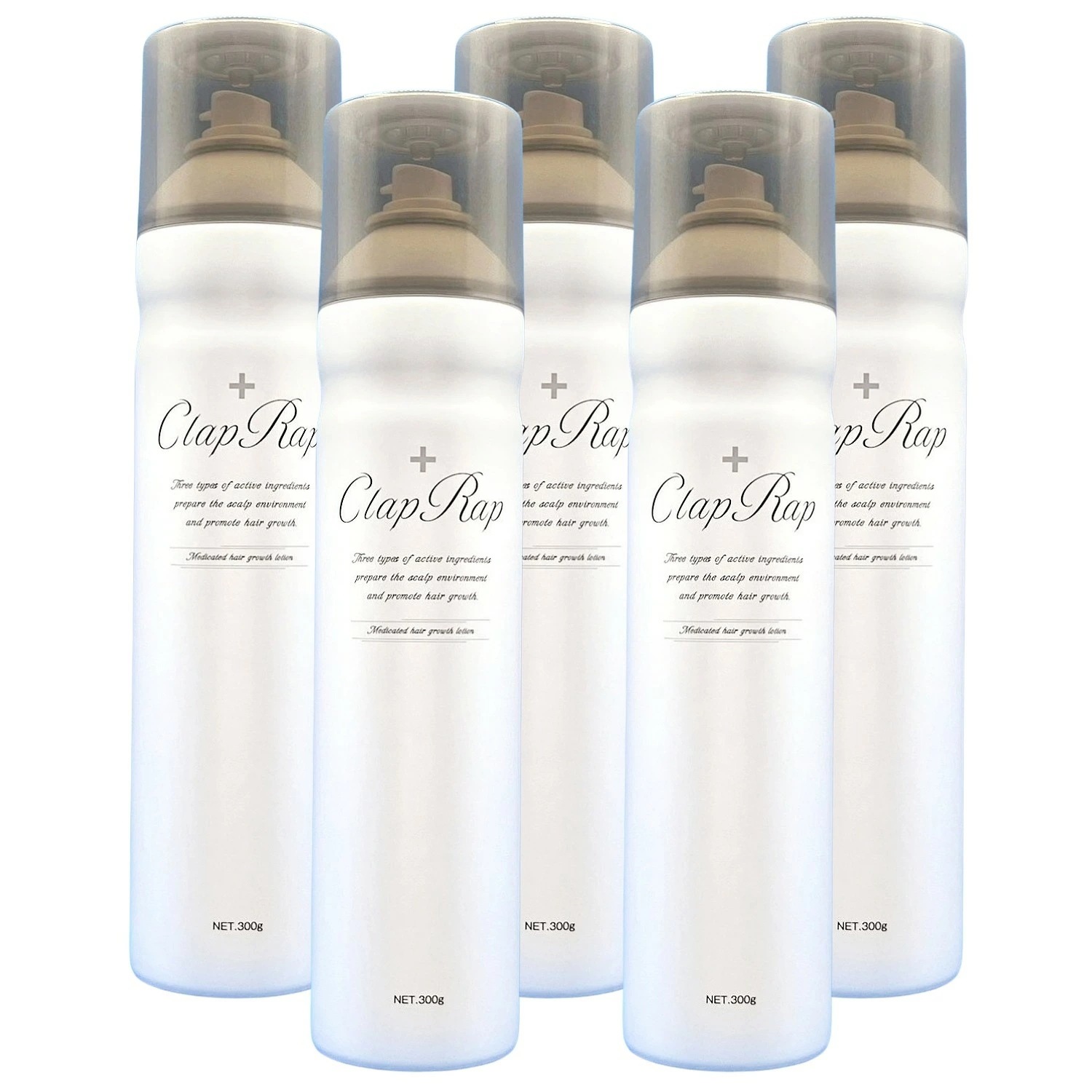 5個セット イリヤ コスメティクス 薬用育毛剤 ClapRap クラップラップ 300g 薬用育毛トニック 医薬部外品 炭酸配合