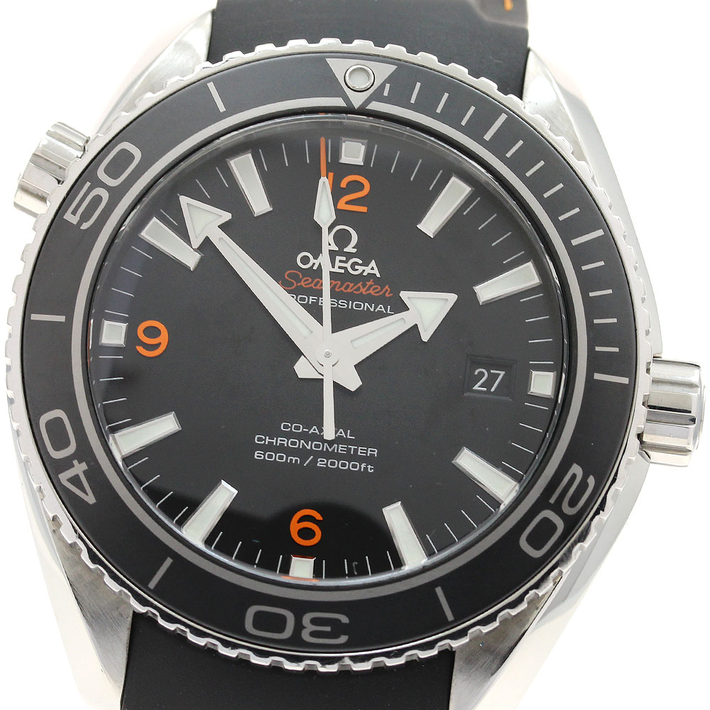 オメガ OMEGA 232.32.46.21.01.005 シーマスター プラネットオーシャン コーアクシャル デイト 自動巻き メンズ 良品 保証書付き_878038【中古】