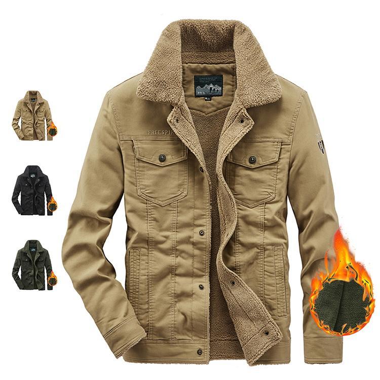 本日の限定商品 ミリタリージャケット メンズ ボアジャケット 防寒着 ボア ブルゾン 厚手 裏起毛 防寒 アウトドア 登山 秋冬 秋物ミリタリージャケット メンズ ボアジャケット