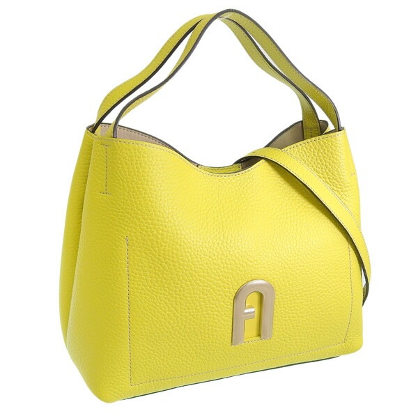 フルラ バッグ レディース 2WAY ショルダーバッグ アウトレット レザー イエロー プリムラ Sサイズ ホーボー FURLA PRIMULA HOBO S WB00507BX00411999S