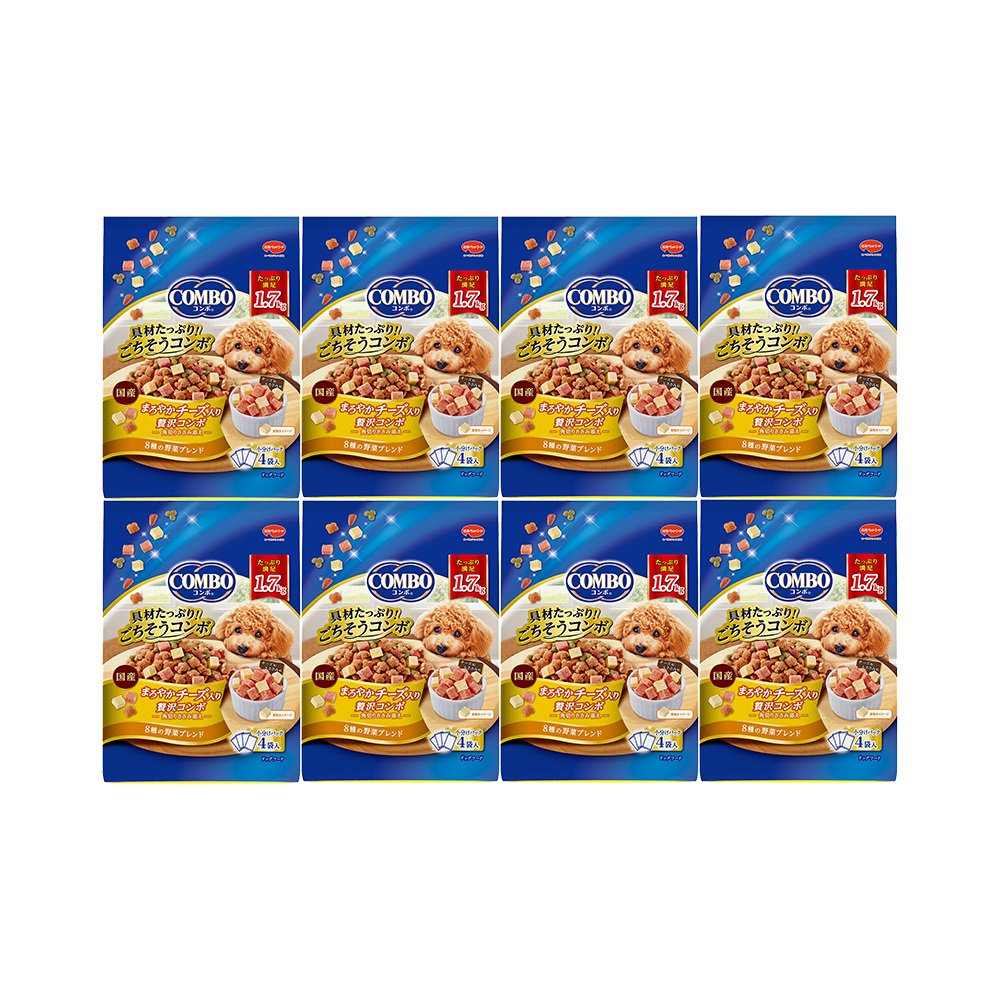 ドッグフード　コンボ　ドッグ　まろやかチーズ入り　１．７ｋｇ（４２５ｇX４袋）X８個　ＣＲＣ45―05―35―35―00
