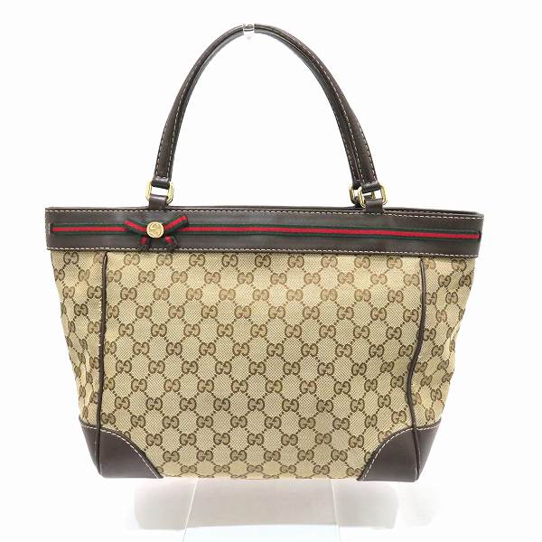 グッチ シェリー メイフィアリボン 257061 バッグ ハンドバッグ レディース【中古】