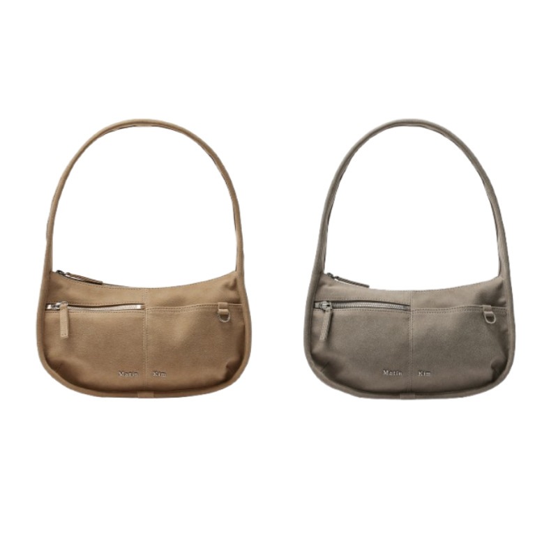 ZIP AROUND SUEDE SHOULDER BAG ジップアラウンド スエード ショルダー バッグ (2カラー)