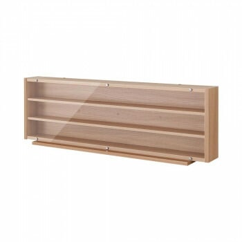 Nゲージ　HOゲージ対応　鉄道模型ディスプレイケース幅93cm　ナチュラル　TMC-K93N