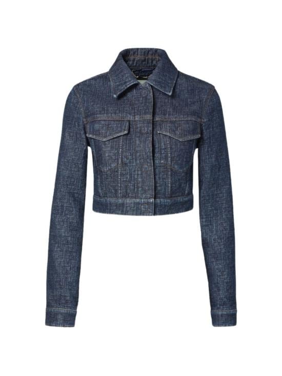 FENDI Women Jackets FLF834 AW82F1UKI Blue