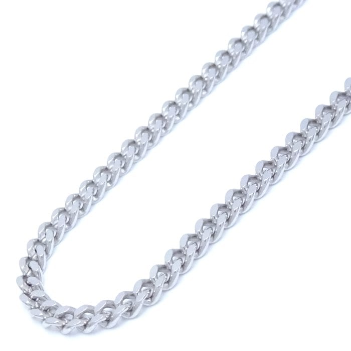 喜平ネックレス Pt850プラチナ 2面 シングル 40cm 10.2g/75717【中古】