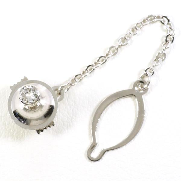 PT900 プラチナ 合金 ピンブローチ ダイヤ 0.21 総重量約3.5g ジュエリー 中古