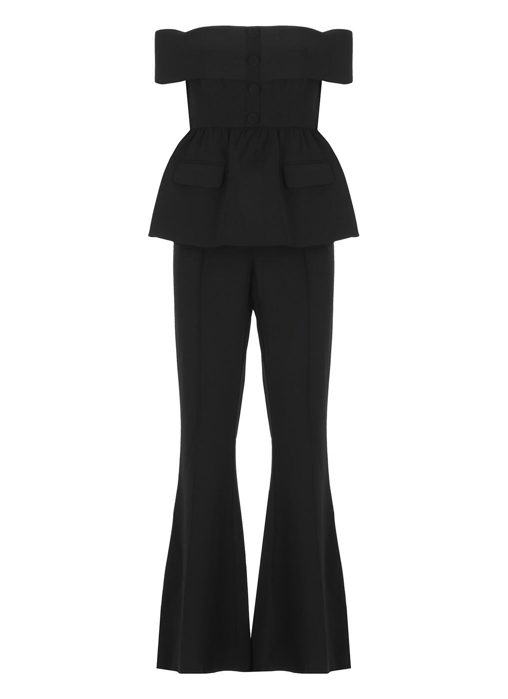 RS25091JSBCREPE OFFBLACK ブラック 春夏2025 オールインワン レディース ia