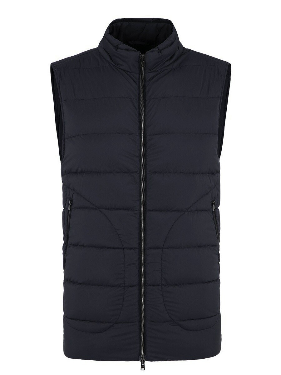 ヘルノ IL GILET / イル ジレ メンズ ダウンベスト REGULAR FIT 撥水加工 ブルーネイビー PI012ULE 19288 9200