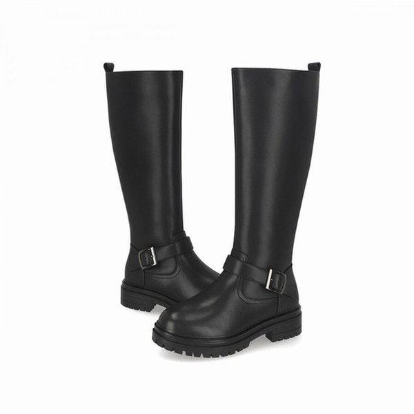 女性バイカーロングブーツ 4.5cm LCWL04U44C_OD